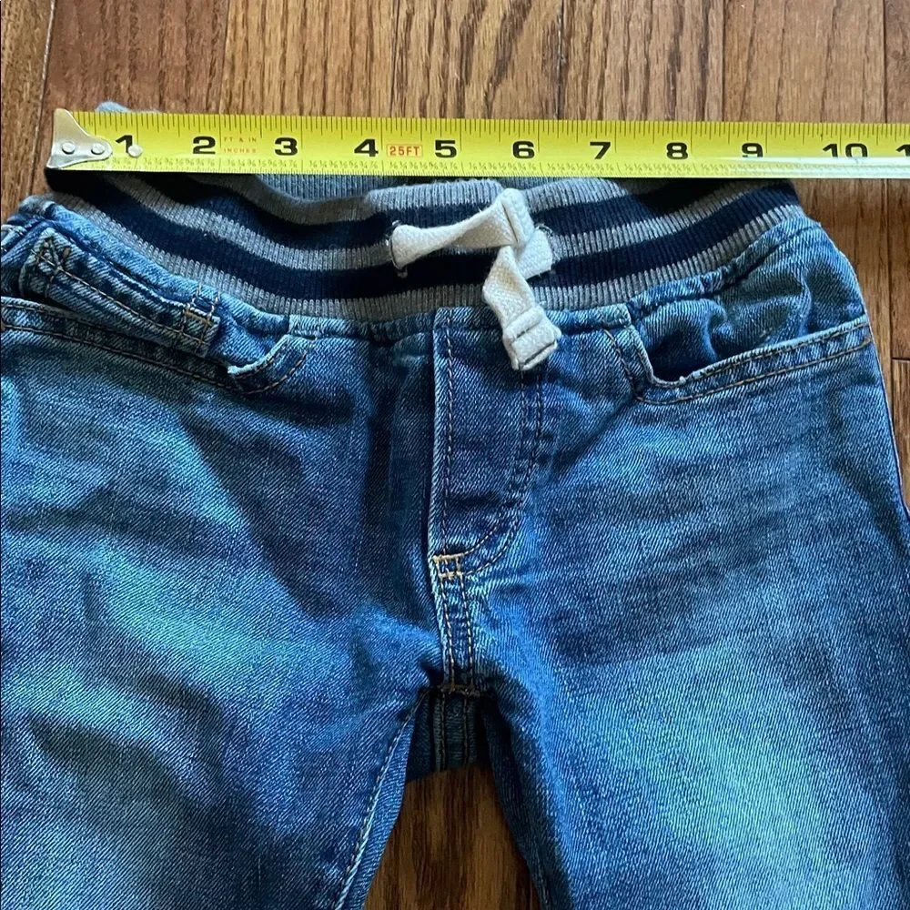 GAP Medium Wash Jeans Drawstring Waistband Boy’s Sz Smal 6-7l Regular